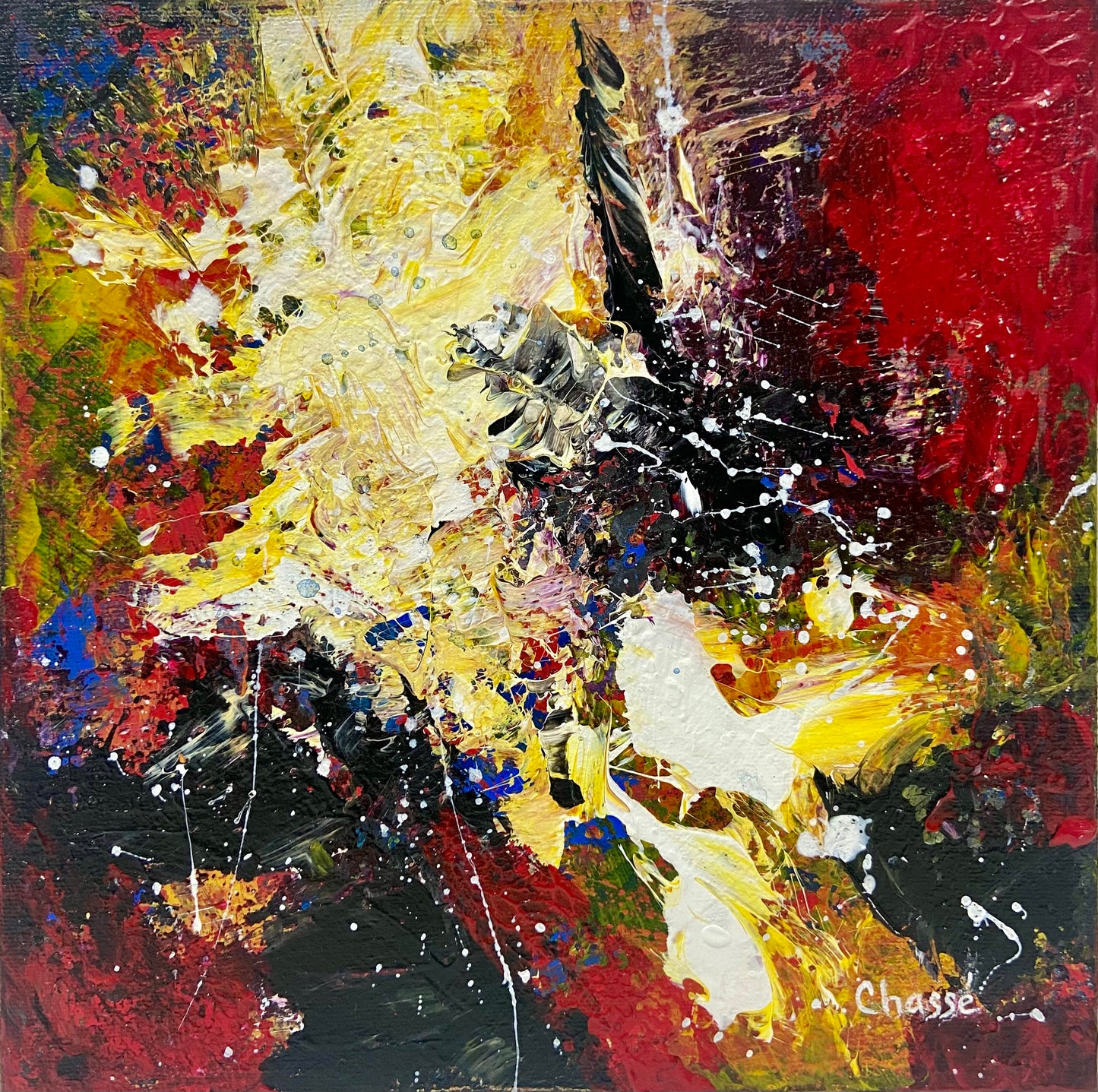 Tableau de l'artiste peintre Doris Chassé - Survol