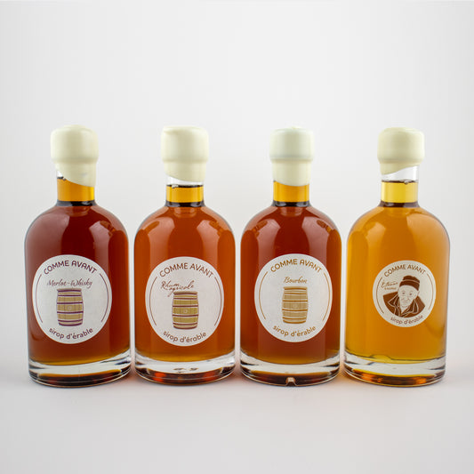 Assortiment de 4 sirops d'érable (375ml)