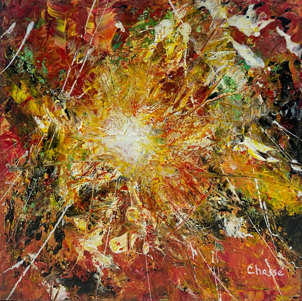 Tableau de l'artiste peintre Doris Chassé - Énergie