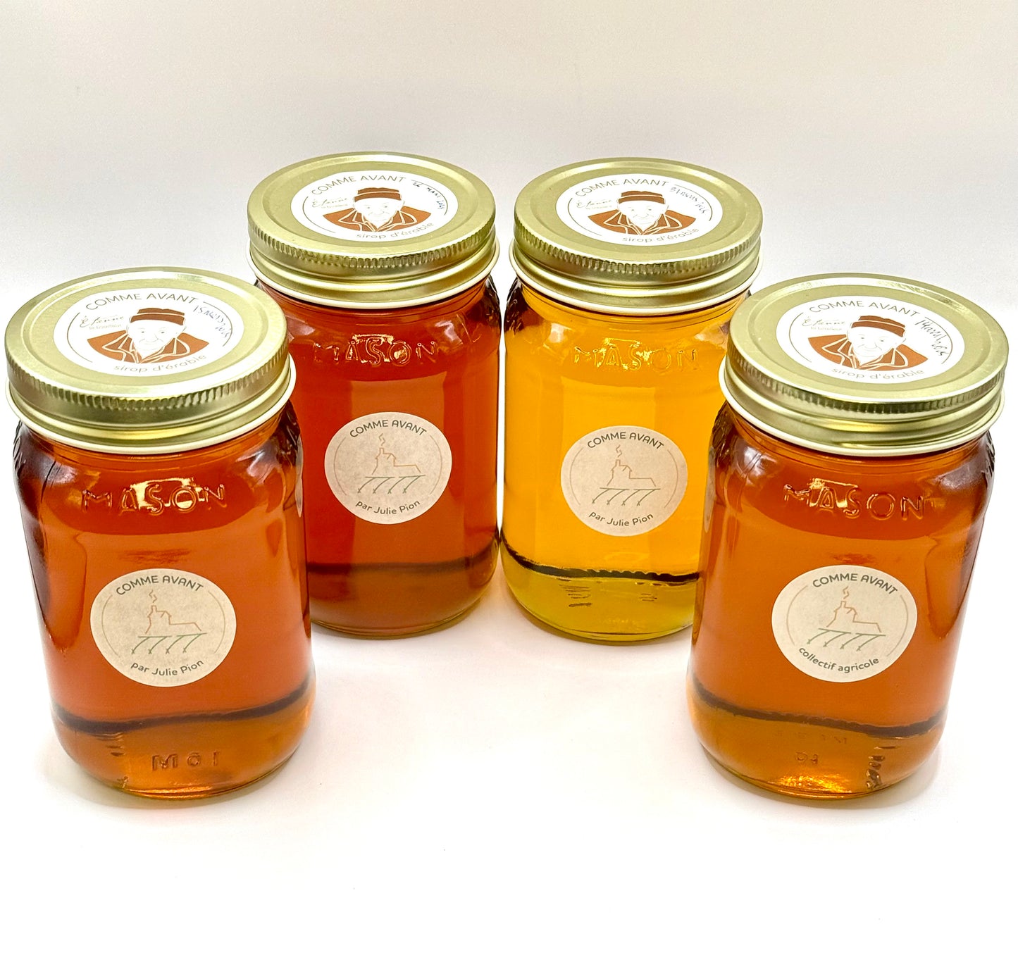 Assortiment de 4 sirops d'érable de la Sirothèque